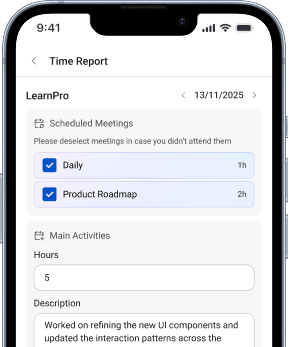 TimeMe mobile app